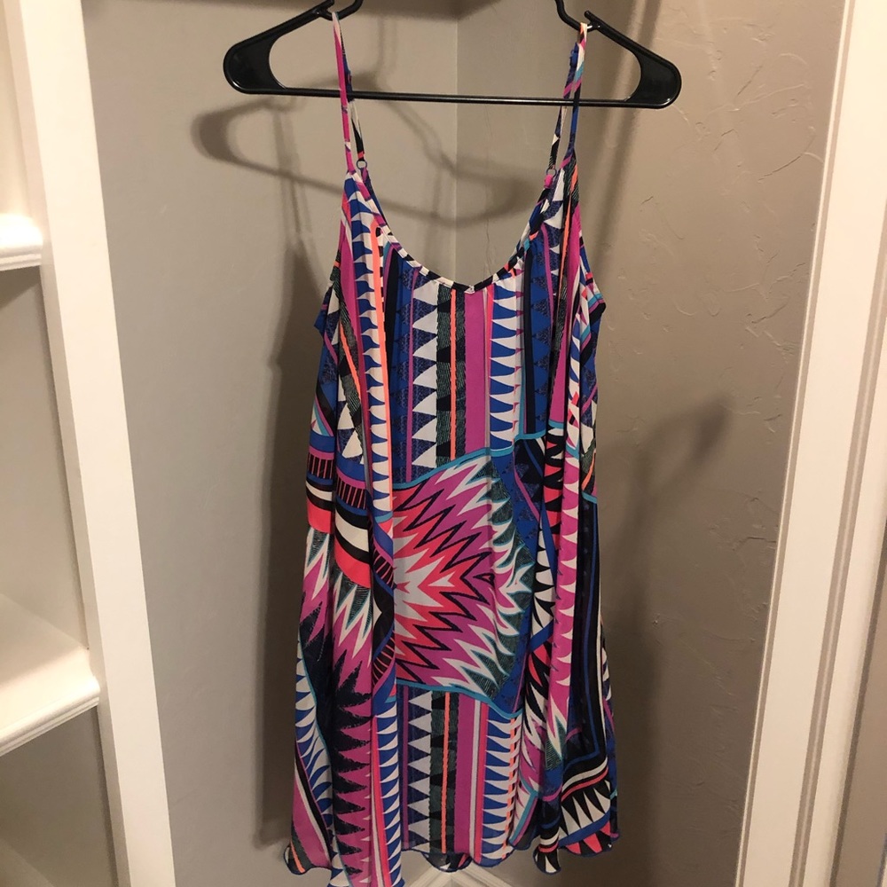 Express colorful print dress